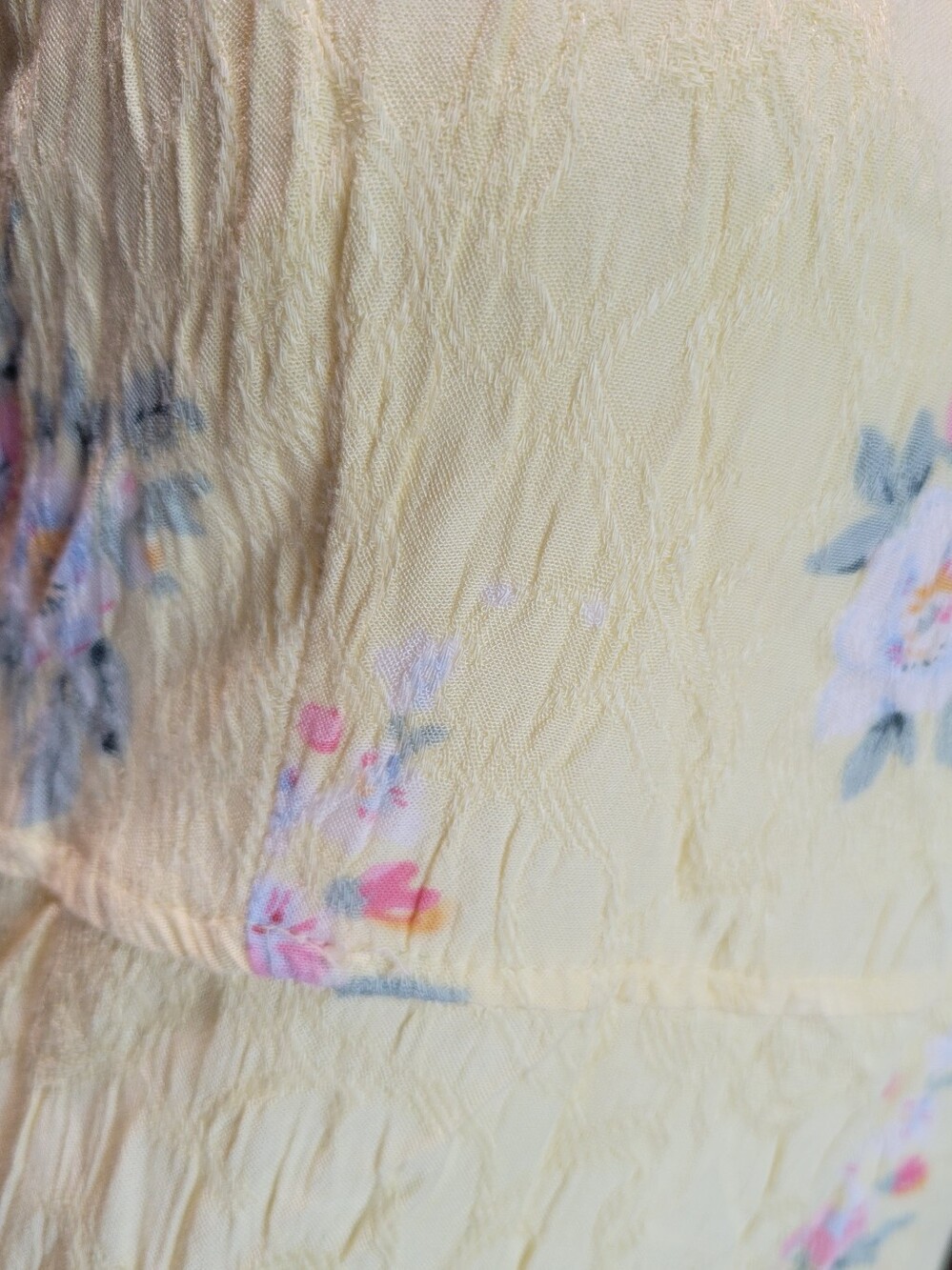 Vintage K Petite Yellow Floral Midi Sundress - Picture 8 of 10